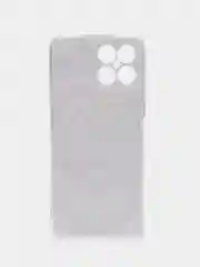 Лавандовый силиконовый чехол на Honor X8 / Хонор Х8 прозрачный, с рисунком, защита камеры