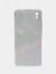 Бежевый силиконовый чехол на Xiaomi Redmi 9A / Сяоми Редми 9А прозрачный с рисунком, защита камеры