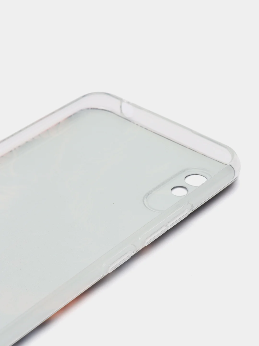 Бежевый силиконовый чехол на Xiaomi Redmi 9A / Сяоми Редми 9А прозрачный с рисунком, защита камеры