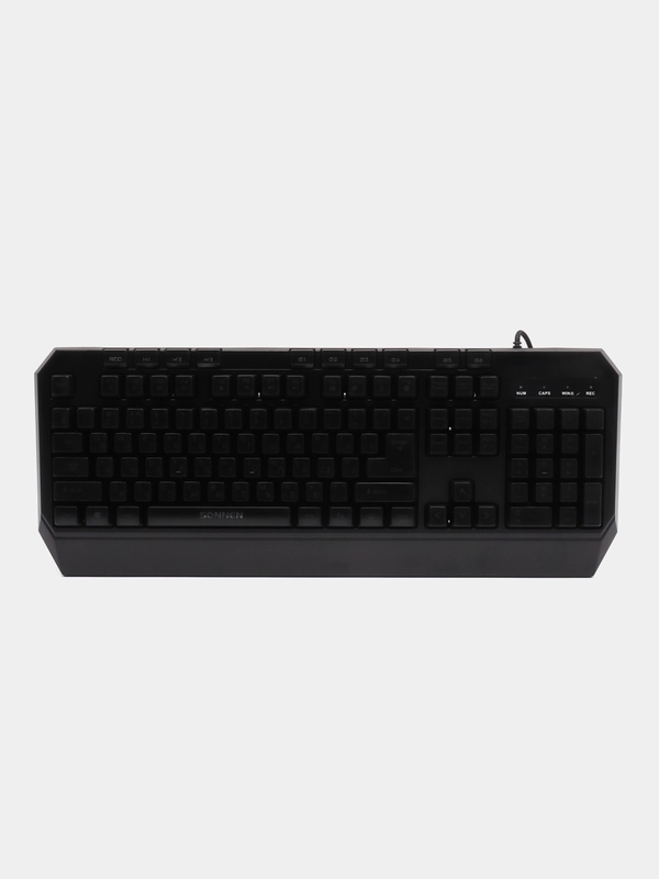 Клавиатура игровая проводная для компьютера Sonnen Kb-7700, 117 клавиш, подсветка, 513512