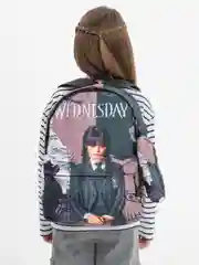 Бежевый wednesday рюкзак с USB, Уэнсдэй, школьный рюкзак, детский рюкзак