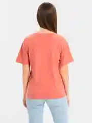 Коралловый футболка женская хлопковая