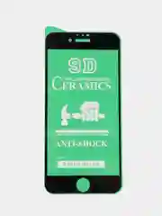 Черный защитная керамическая пленка на iPhone (Айфон) 7 / 8 / SE 2 / SE 3 / 7 Plus / 8 Plus +