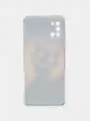 Индиго силиконовый чехол на Samsung Galaxy A31 / Самсунг А31 прозрачный с рисунком, защита камеры