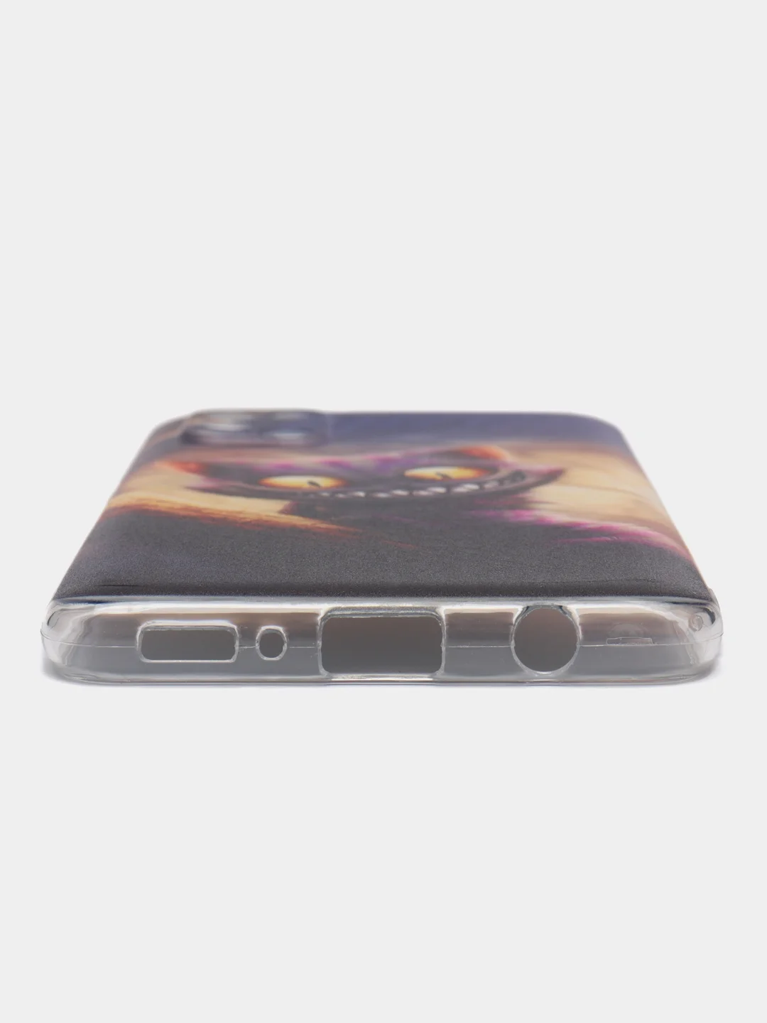 Индиго силиконовый чехол на Samsung Galaxy A31 / Самсунг А31 прозрачный с рисунком, защита камеры