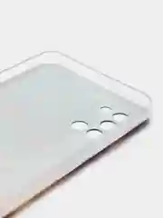 Индиго силиконовый чехол на Samsung Galaxy A31 / Самсунг А31 прозрачный с рисунком, защита камеры