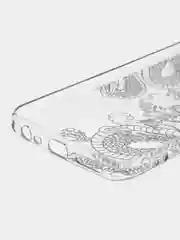 Пудровый силиконовый чехол на Xiaomi Redmi 8 / Сяоми Редми 8 прозрачный, с рисунком, защита камеры