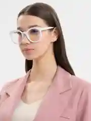 Белый имиджевые очки