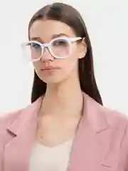 Белый имиджевые очки