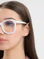 Белый имиджевые очки