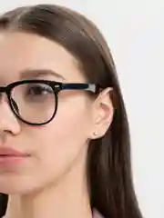 Прозрачный имиджевые очки
