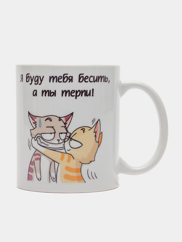 Кружка "Я буду бесить тебя, а ты терпи"