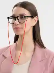Зеленый шнурок для очков стрейчевый, держатель для очков растягивающийся BIST