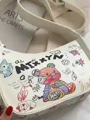 Сумка с мишками через плечо