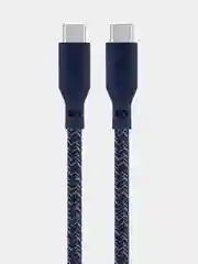 Темно-синий кабель зарядный uBear Trend USB-C/USB-С 2,4 метра, 140W