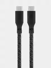 Черный кабель зарядный uBear Trend USB-C/USB-С 2,4 метра, 140W