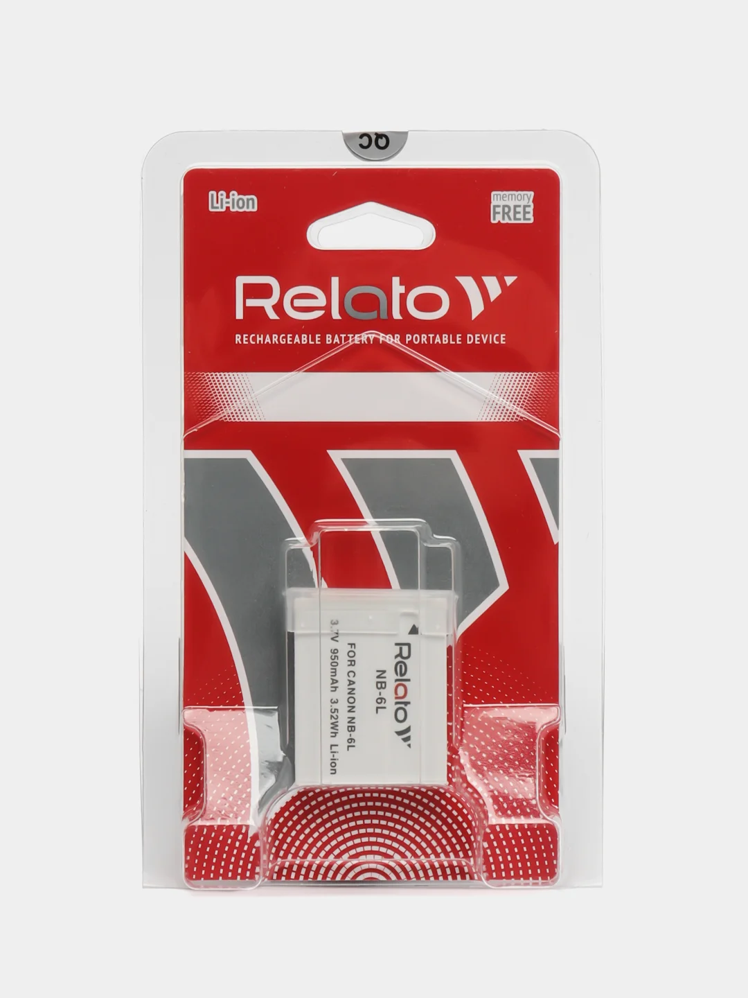 Акумулятор Relato NB-6L для Canon NB-6LH