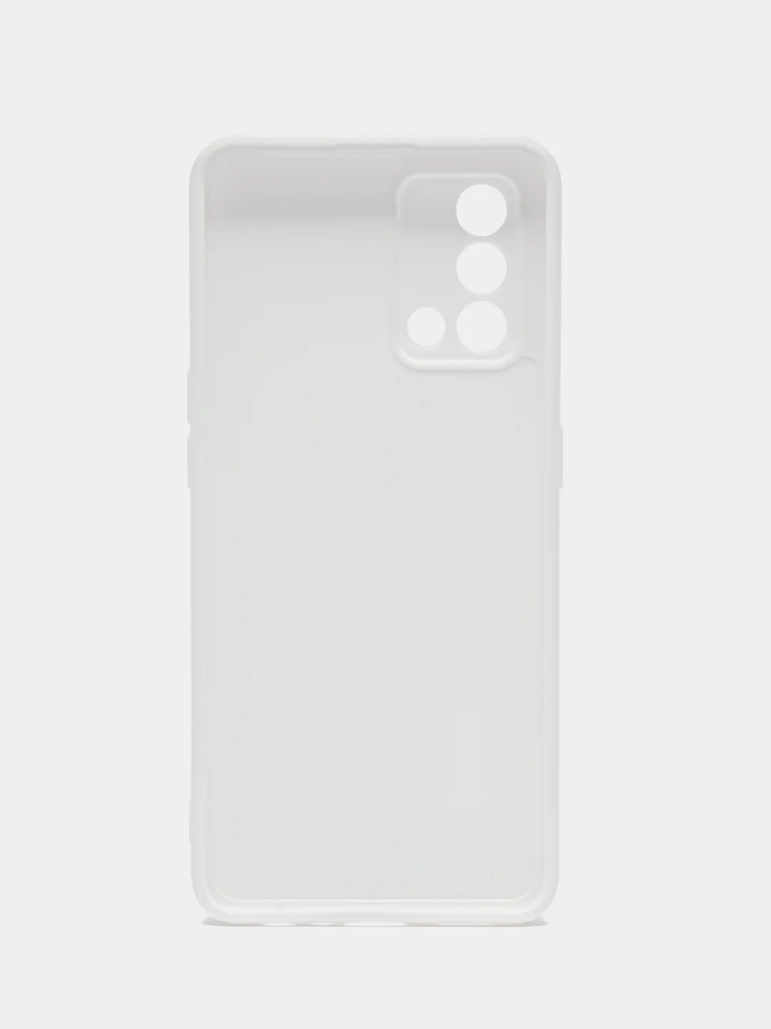 Белый чехол OPPO A74 4G (Оппо А74, 4джи), силиконовый