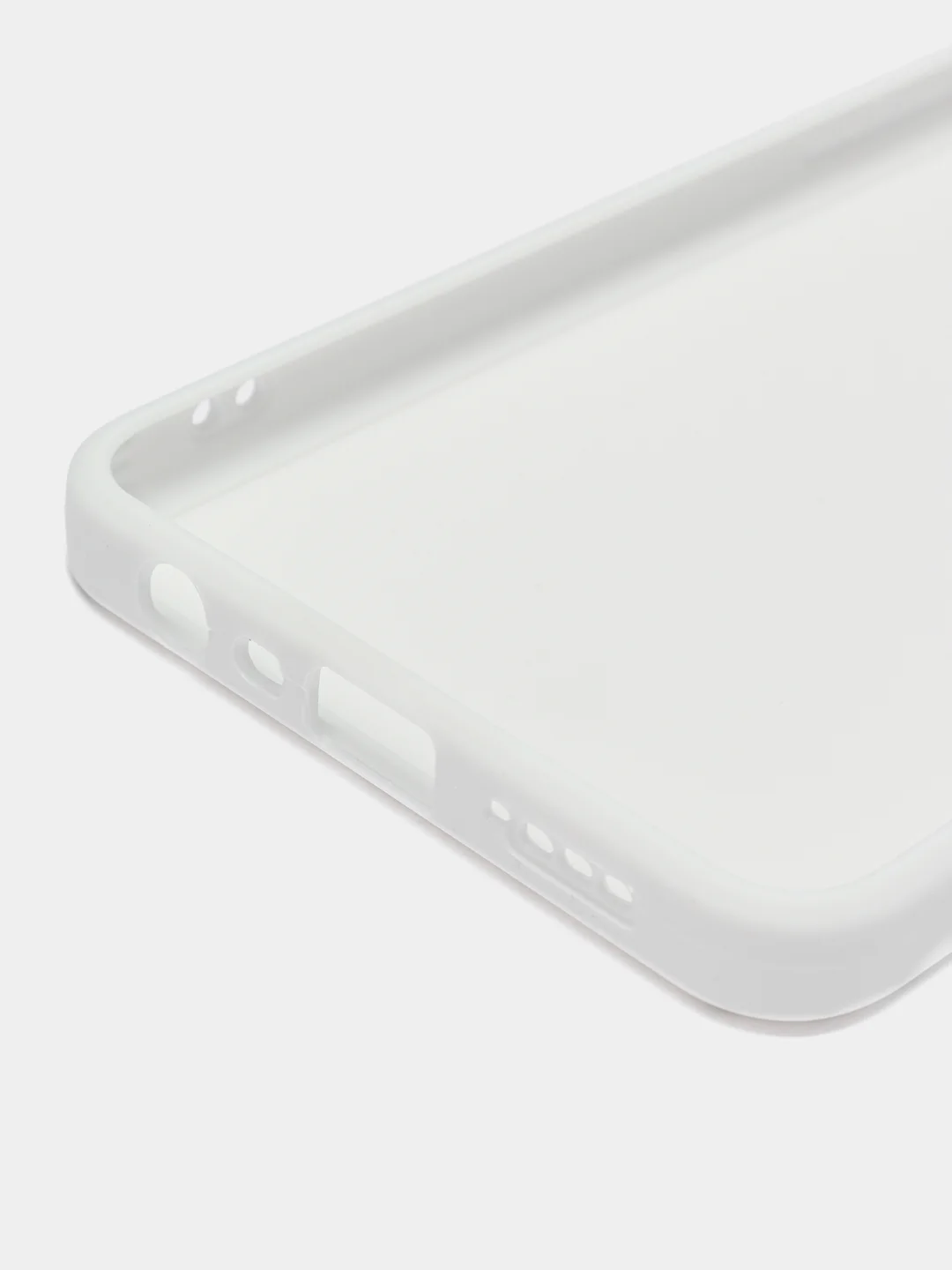 Белый чехол OPPO A74 4G (Оппо А74, 4джи), силиконовый