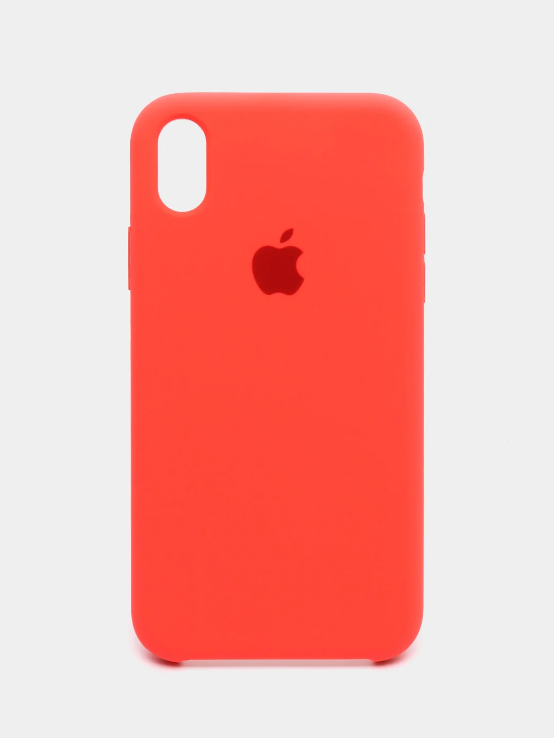 Оранжевый защитный силиконовый чехол Silicone Cover iPhone X, XS, XR, XS Max