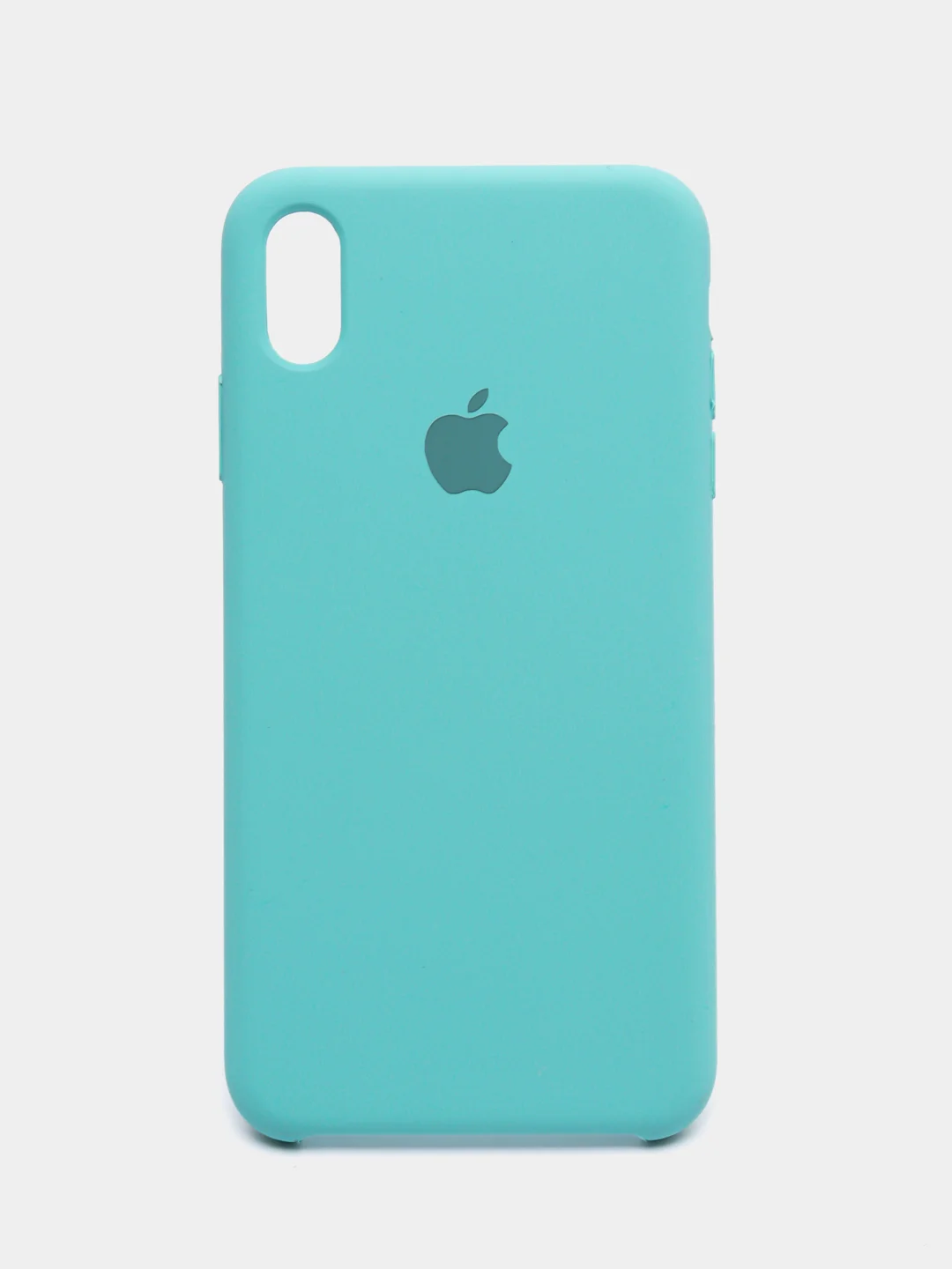 Бирюзовый защитный силиконовый чехол Silicone Cover iPhone X, XS, XR, XS Max