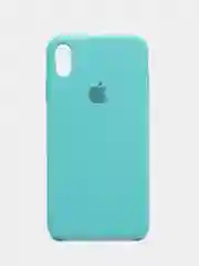 Бирюзовый защитный силиконовый чехол Silicone Cover iPhone X, XS, XR, XS Max