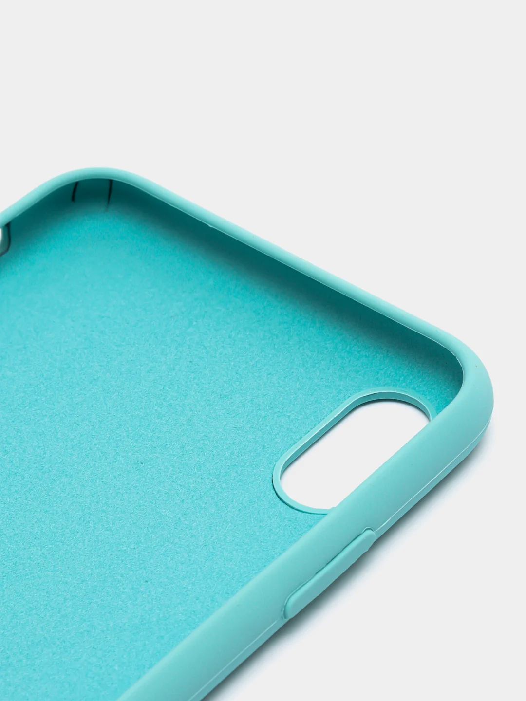 Бирюзовый защитный силиконовый чехол Silicone Cover iPhone X, XS, XR, XS Max