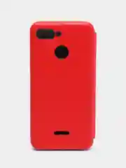 Красный чехол-книжка с карточкой для Xiaomi Redmi 6