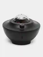 Черный ночник-проектор звёздного неба, с Bluetooth, 10 режимов