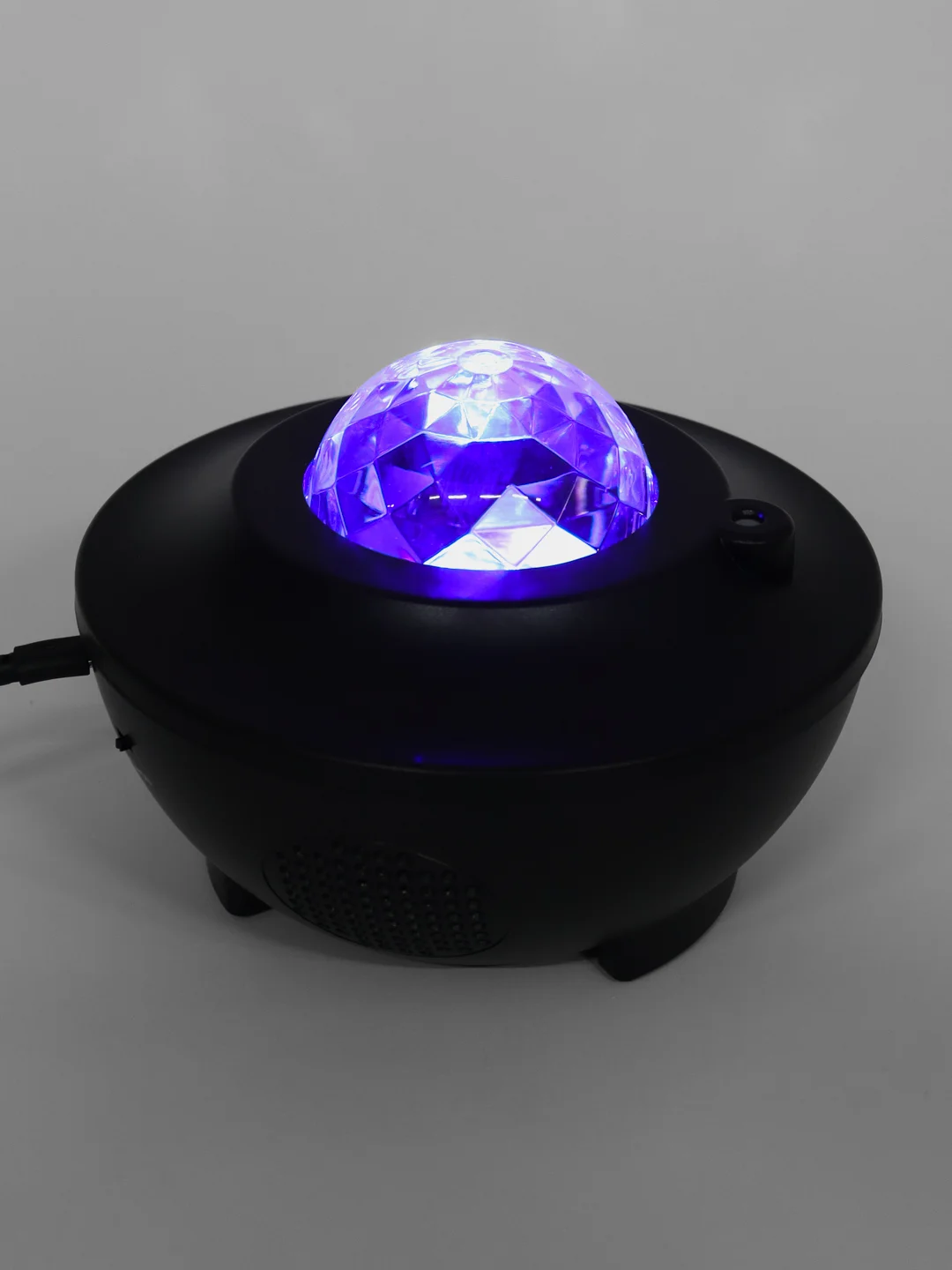 Черный ночник-проектор звёздного неба, с Bluetooth, 10 режимов