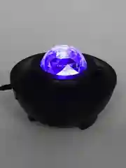 Черный ночник-проектор звёздного неба, с Bluetooth, 10 режимов