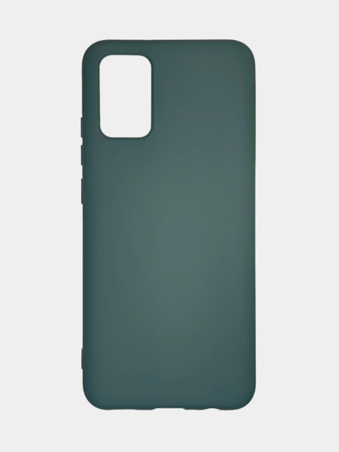 Угольный чехол силиконовый для Samsung Galaxy A02s, Silicone Cover