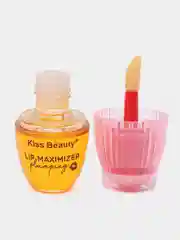 Розовый блеск для увеличения губ Lip Plump Maximizer со вкусом персика
