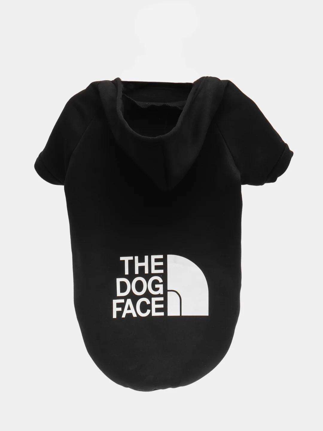 Черный толстовка для собаки с принтом the dog face