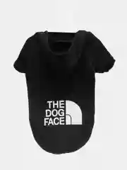 Черный толстовка для собаки с принтом the dog face