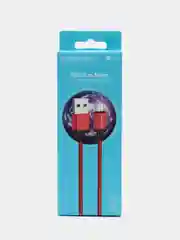 Красный кабель зарядный Borofone BX-87 USB / Micro USB, USB / Type-C, USB / Lightning