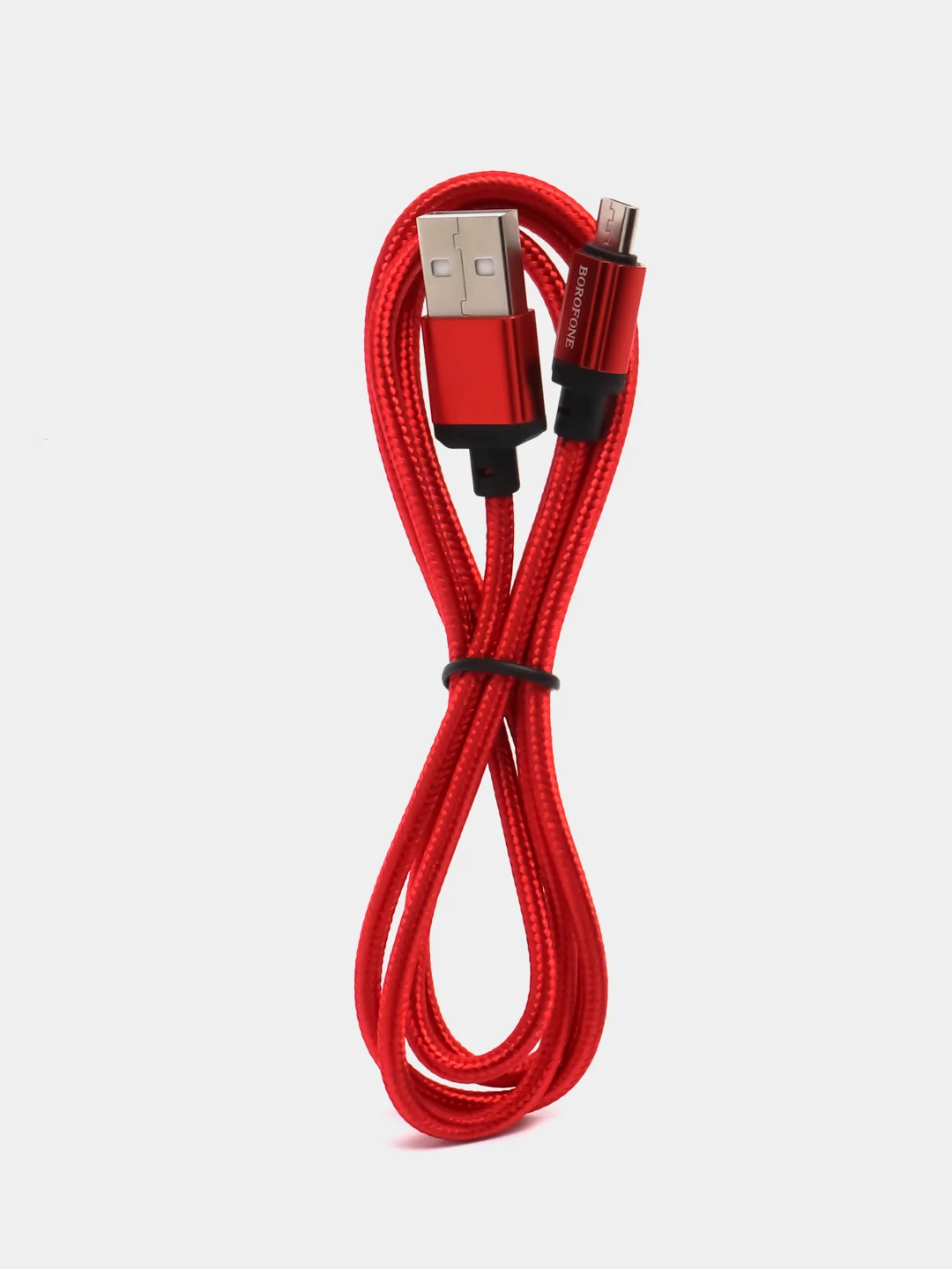 Красный кабель зарядный Borofone BX-87 USB / Micro USB, USB / Type-C, USB / Lightning