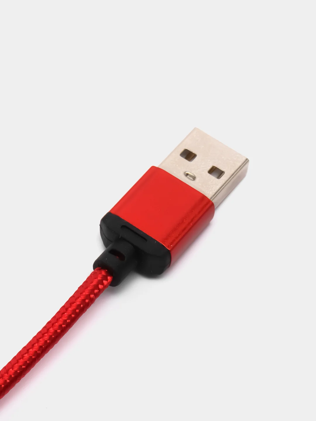 Красный кабель зарядный Borofone BX-87 USB / Micro USB, USB / Type-C, USB / Lightning