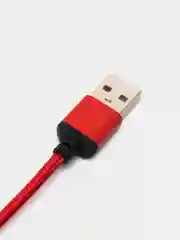 Красный кабель зарядный Borofone BX-87 USB / Micro USB, USB / Type-C, USB / Lightning