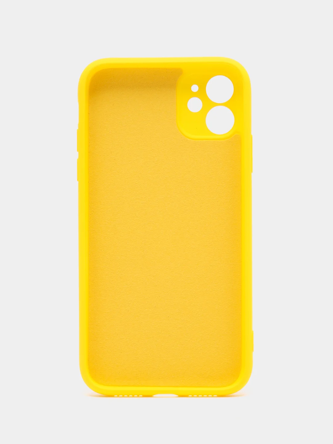Желтый silicone Case чехол для iPhone (Айфон) 15, 14, 13, 12, 11, Pro, Max, Mini, Plus, XR, X, XS