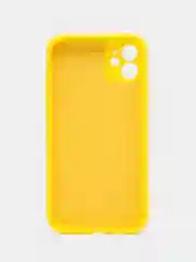 Желтый silicone Case чехол для iPhone (Айфон) 15, 14, 13, 12, 11, Pro, Max, Mini, Plus, XR, X, XS