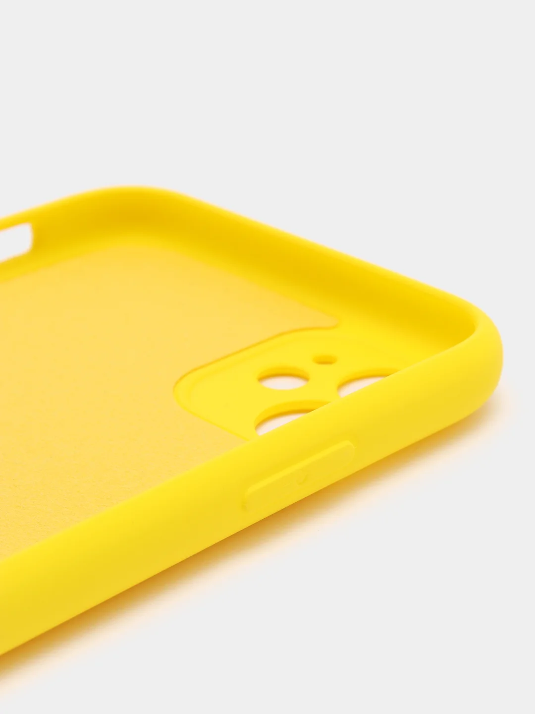 Желтый silicone Case чехол для iPhone (Айфон) 15, 14, 13, 12, 11, Pro, Max, Mini, Plus, XR, X, XS