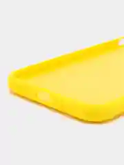 Желтый silicone Case чехол для iPhone (Айфон) 15, 14, 13, 12, 11, Pro, Max, Mini, Plus, XR, X, XS
