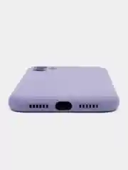 Лавандовый silicone Case чехол для iPhone (Айфон) 15, 14, 13, 12, 11, Pro, Max, Mini, Plus, XR, X, XS