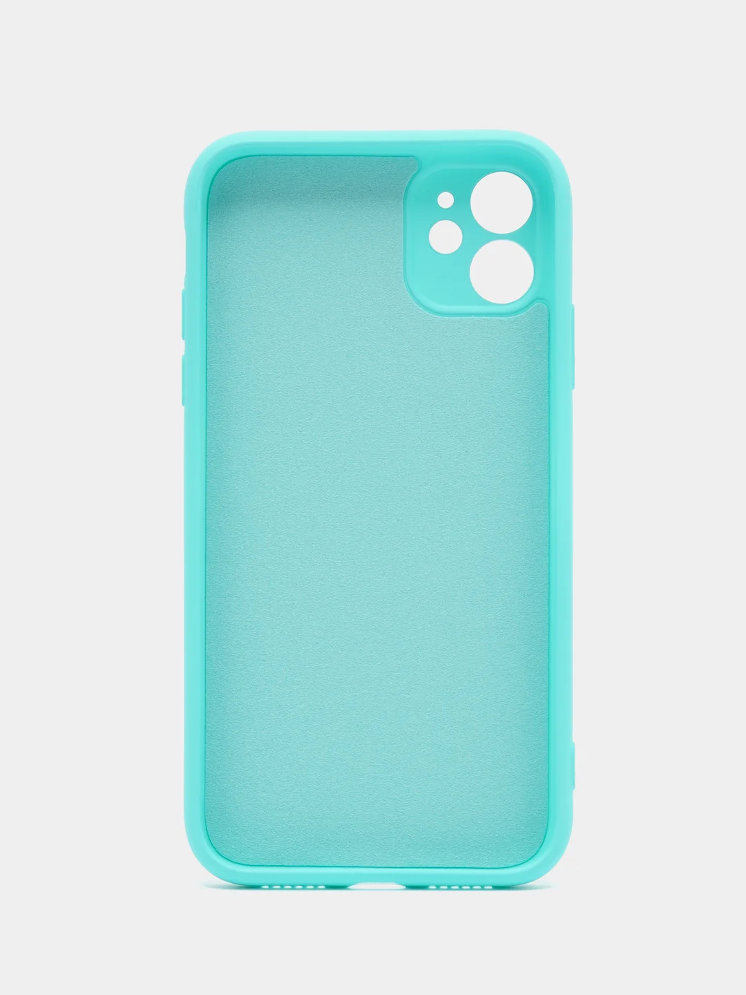 Мятный silicone Case чехол для iPhone (Айфон) 15, 14, 13, 12, 11, Pro, Max, Mini, Plus, XR, X, XS