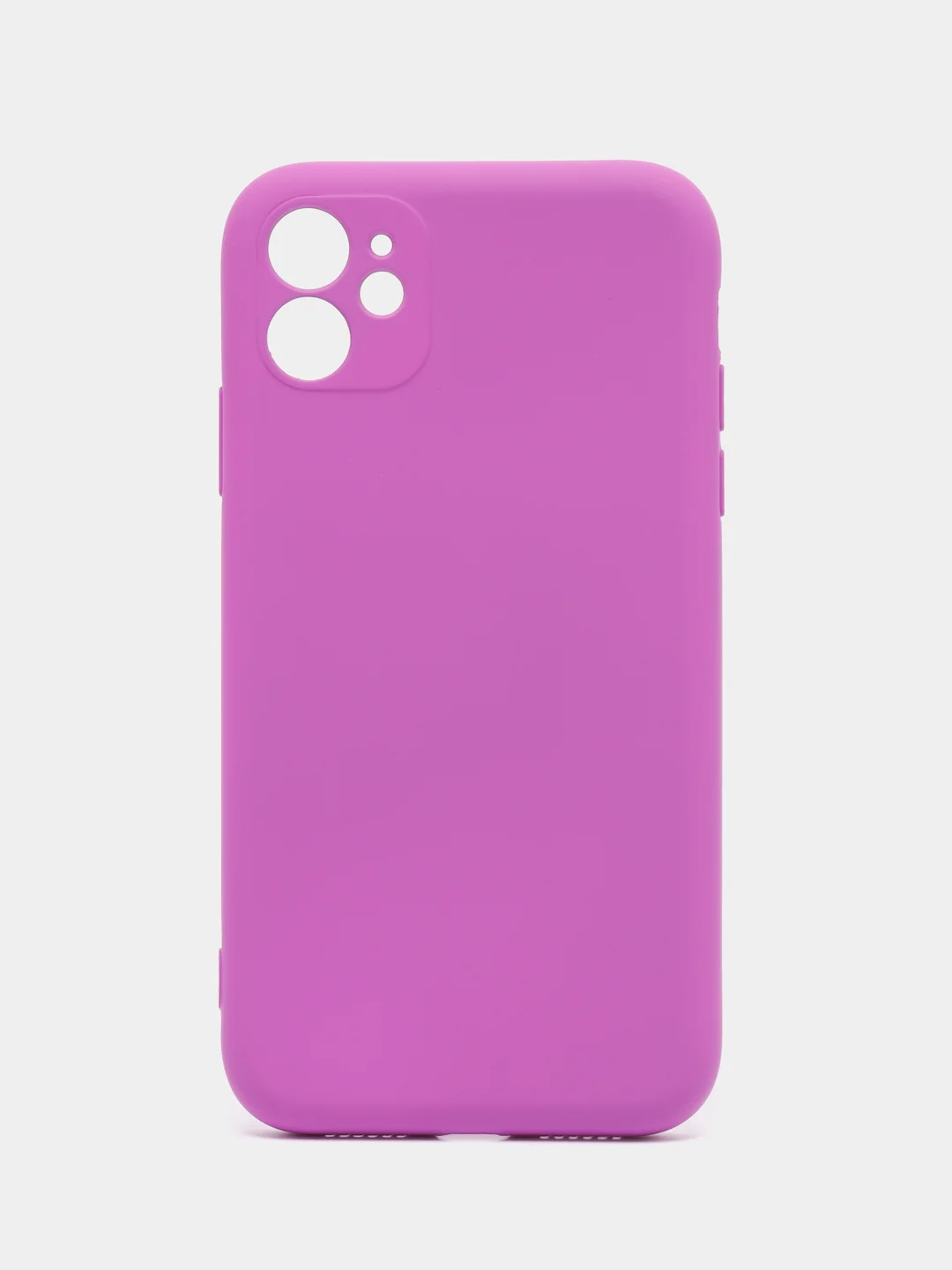 Пурпурный silicone Case чехол для iPhone (Айфон) 15, 14, 13, 12, 11, Pro, Max, Mini, Plus, XR, X, XS