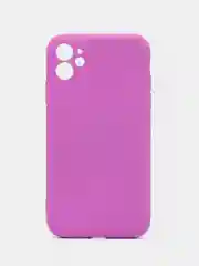 Пурпурный silicone Case чехол для iPhone (Айфон) 15, 14, 13, 12, 11, Pro, Max, Mini, Plus, XR, X, XS