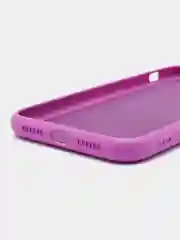Пурпурный silicone Case чехол для iPhone (Айфон) 15, 14, 13, 12, 11, Pro, Max, Mini, Plus, XR, X, XS