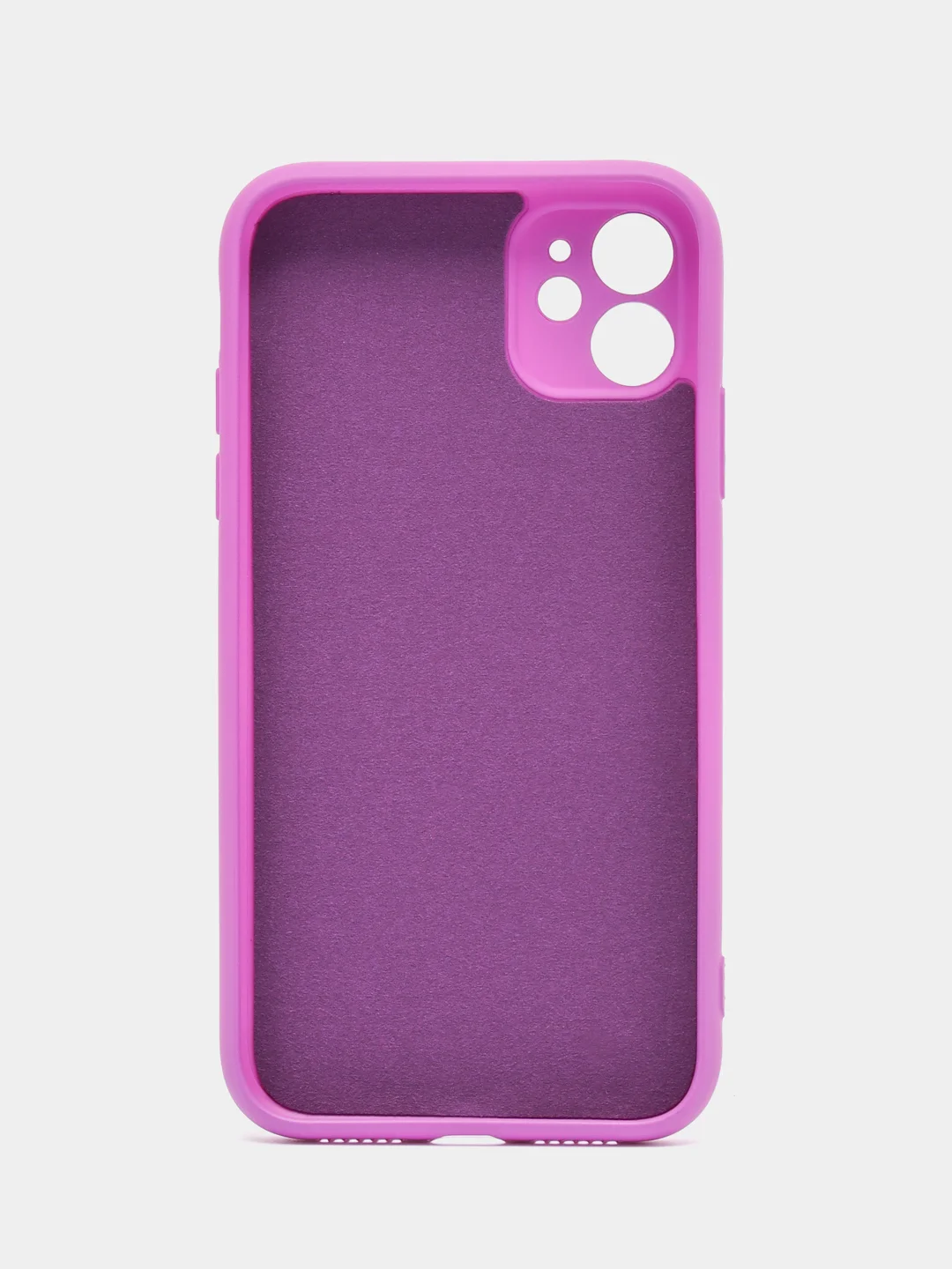Пурпурный silicone Case чехол для iPhone (Айфон) 15, 14, 13, 12, 11, Pro, Max, Mini, Plus, XR, X, XS