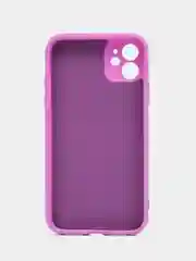 Пурпурный silicone Case чехол для iPhone (Айфон) 15, 14, 13, 12, 11, Pro, Max, Mini, Plus, XR, X, XS